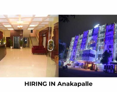 Hiring Receptionist in Anakapalle at Hotel Vijaya Residency
