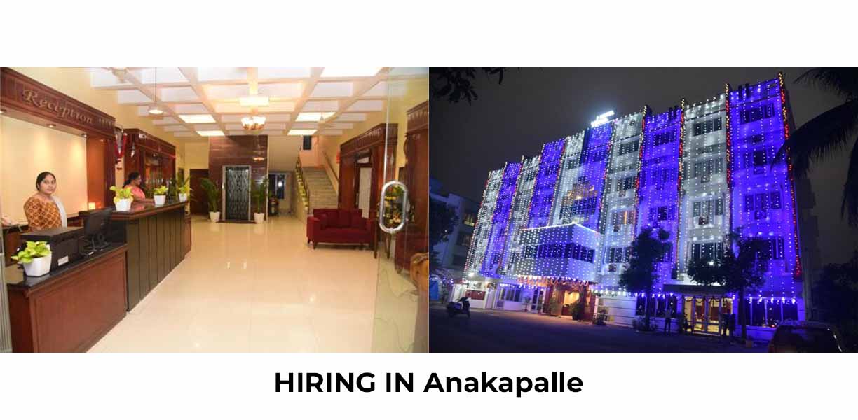 Hiring Receptionist in Anakapalle at Hotel Vijaya Residency