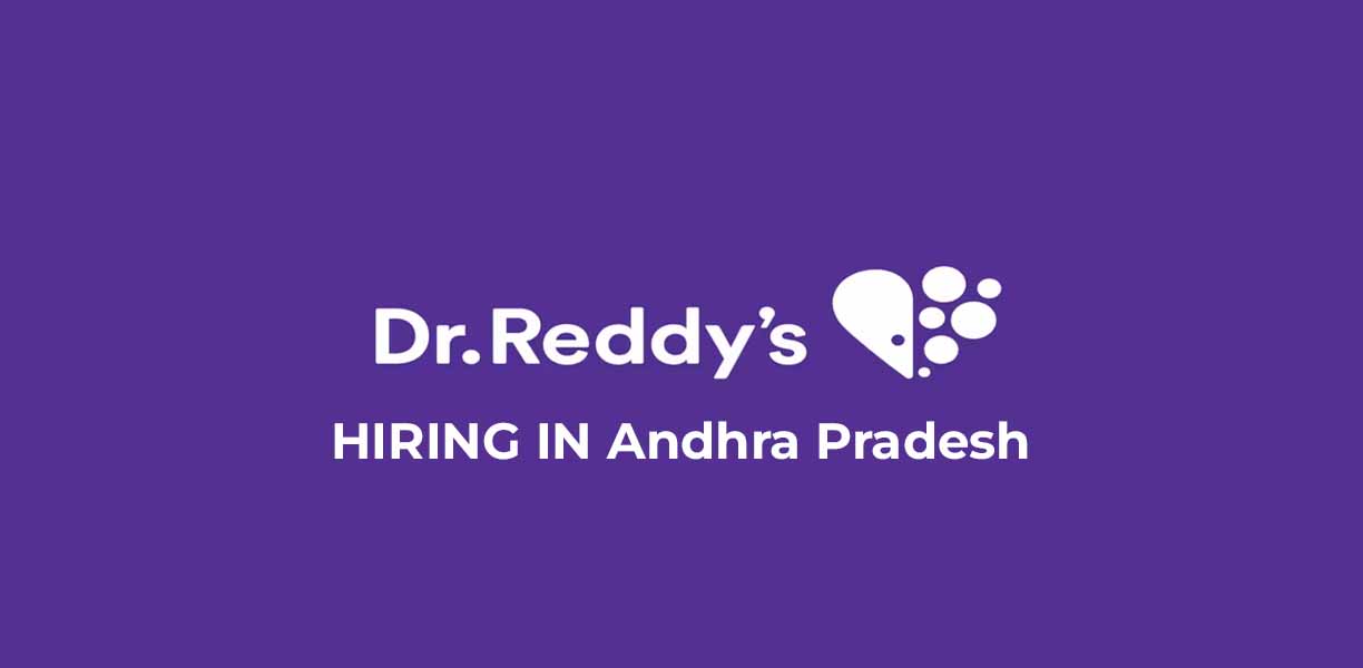 Hiring Quality Control Roles in Vizag at Dr Reddy's