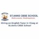 Hiring an English Tutor in Vizag at St.Anns CBSE School
