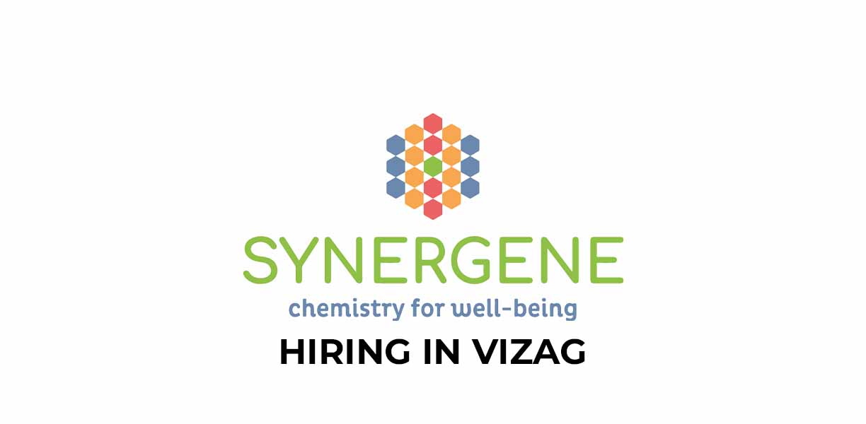 Hiring Chemist Quality Control in Vizag at synergene
