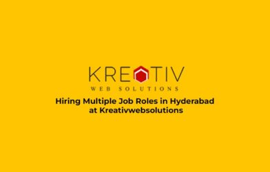 Hiring Multiple Job Roles in Hyderabad at Kreativwebsolutions