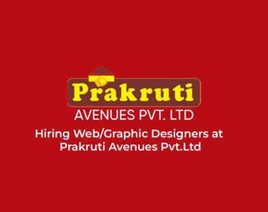 Hiring Web/Graphic Designers at Prakruti Avenues Pvt.Ltd