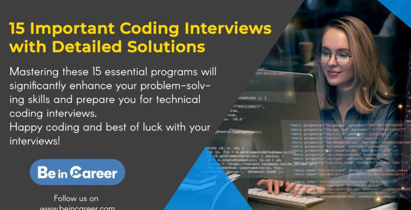 15 Important Coding Interviews with Detailed Solutions