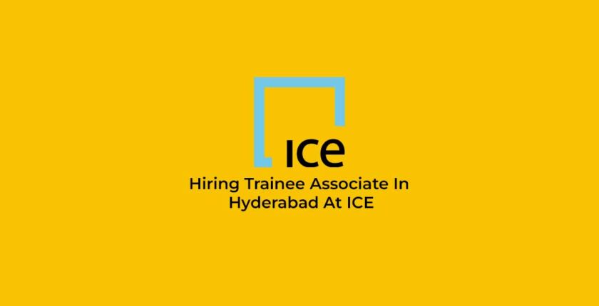 Hiring Trainee Associate In Hyderabad At ICE