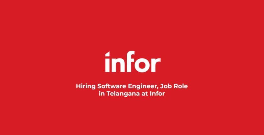 Hiring Software Engineer, Job Role in Telangana at Infor