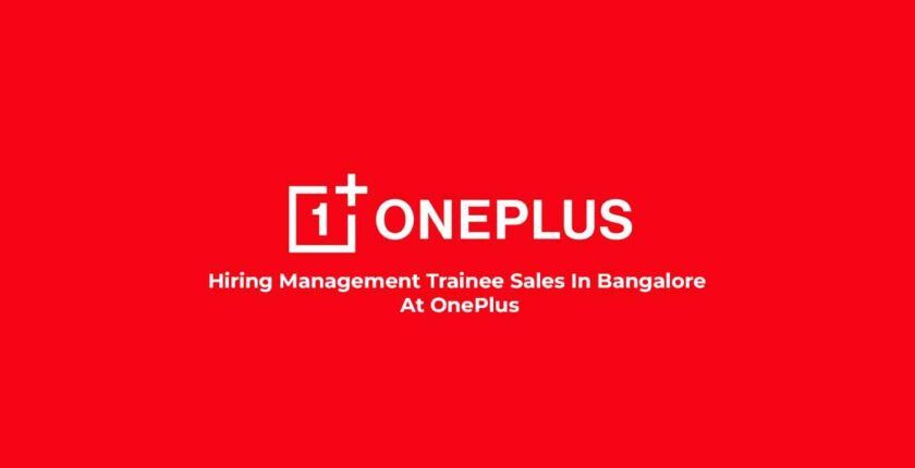 Hiring Management Trainee Sales In Bangalore At OnePlus