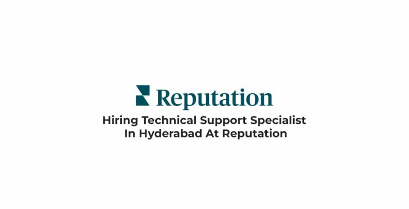 Hiring Technical Support Specialist In Hyderabad At Reputation