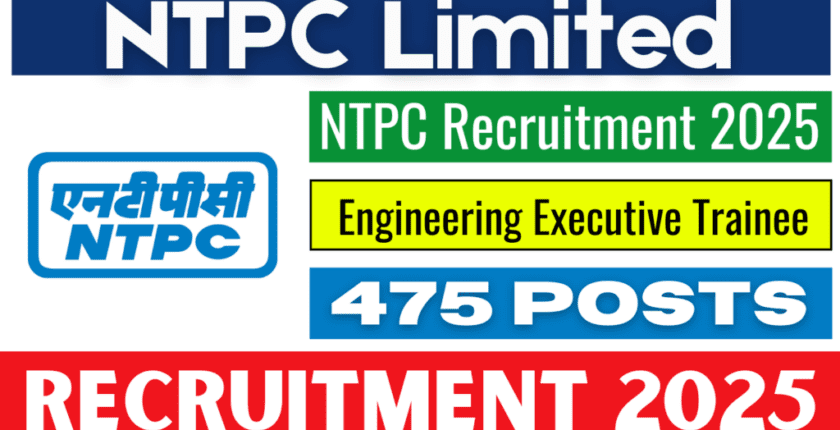 NTPC Limited Engineering Executive Trainee Recruitment 2025