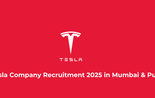 Tesla Company Recruitment 2025 in Mumbai & Pune!