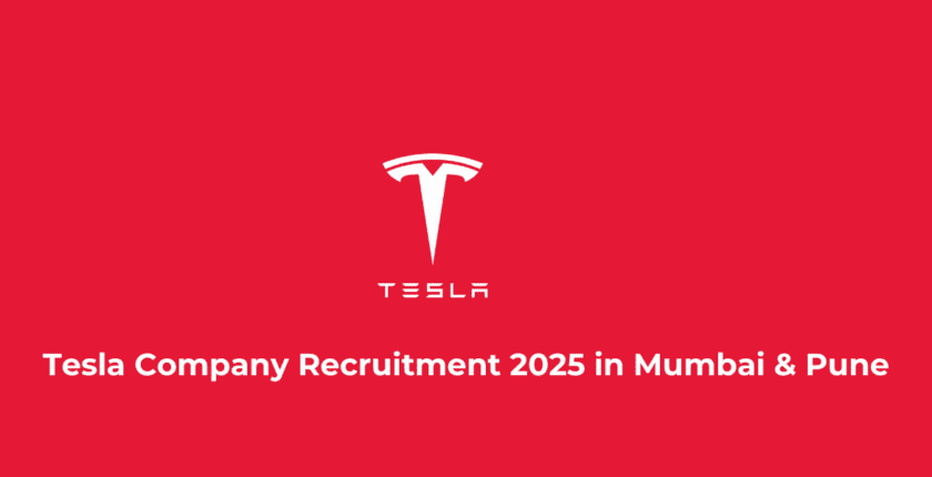 Tesla Company Recruitment 2025 in Mumbai & Pune!