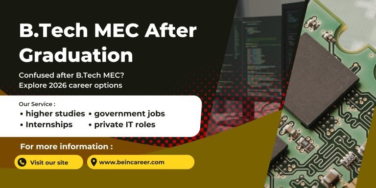 Career Options After B.Tech Mechanical Engineering – Roadmap