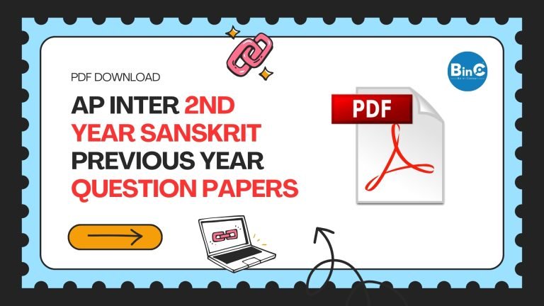 AP Inter 2nd Year Sanskrit Previous Year Question Papers
