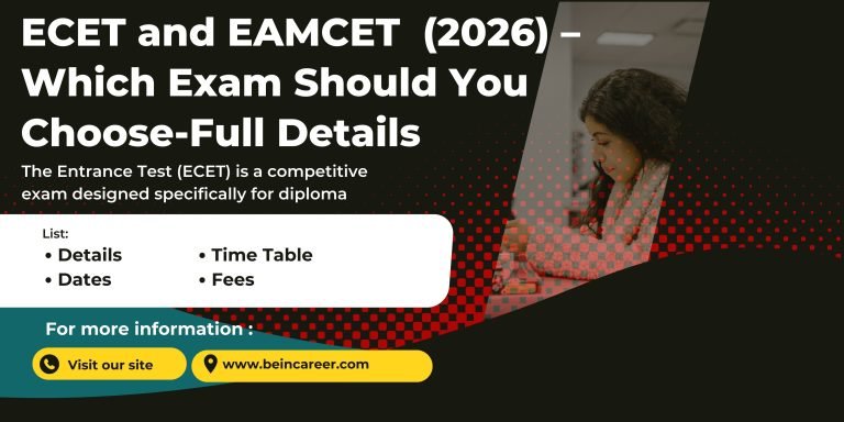 ECET vs EAMCET (EAPCET) (2026) – Which Exam Should You Choose ?