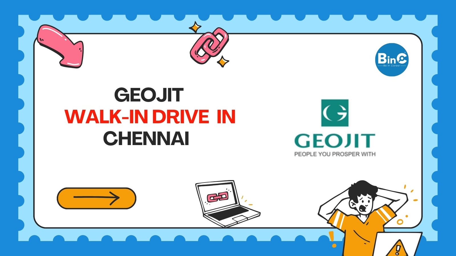 Geojit Walk-In 2026, Geojit Equity Dealer Jobs, Equity Dealer Jobs Chennai 2026, Stock Broking Jobs India, NISM 8 Certification Jobs, Share Market Jobs Chennai, Financial Services Walk-In 2026, Broking Jobs for Freshers, Equity Sales Executive Jobs, Trading Jobs Chennai, Investment Advisor Jobs India, BFSI Jobs Chennai 2026, Walk-In Drive Chennai February 2026, Geojit Careers 2026, Stock Market Dealer Jobs