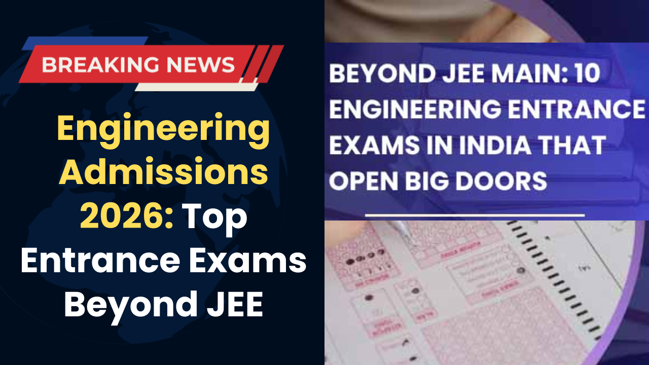 Engineering Admissions 2026: Top Entrance Exams Beyond JEE