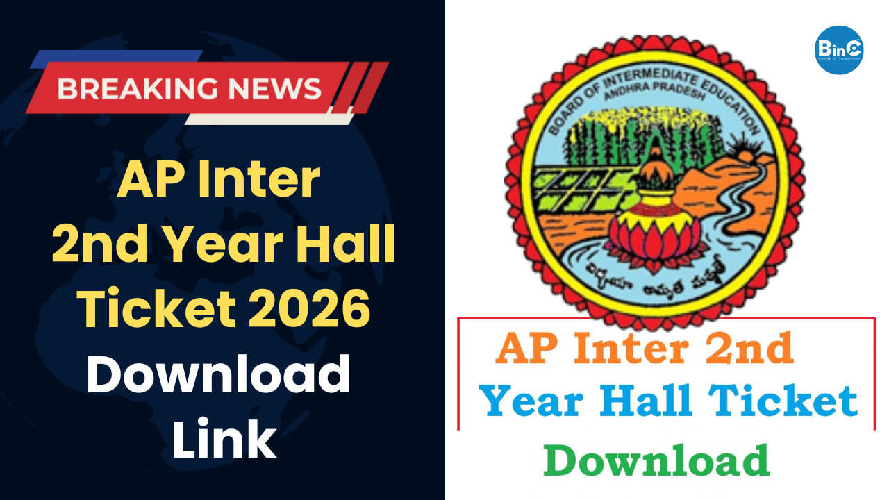 AP Inter 2nd Year Hall Ticket 2026 Download Link