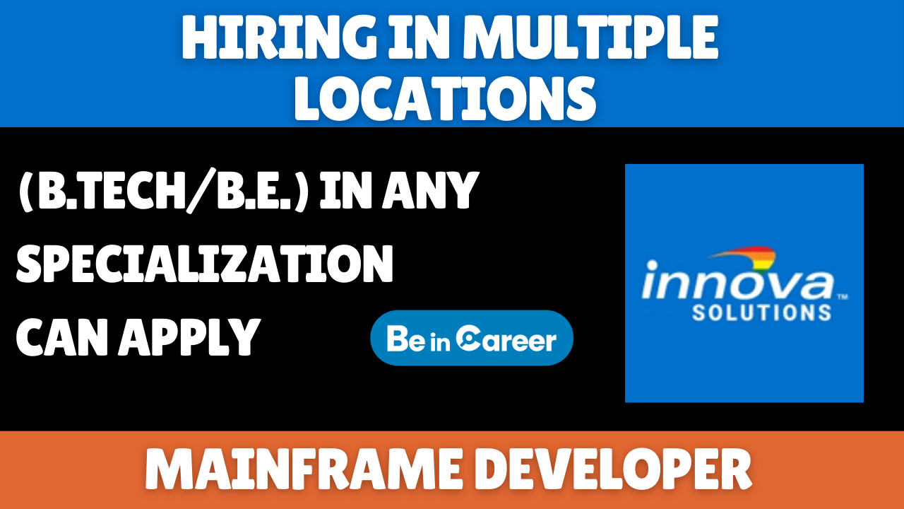 Innova Solutions Hiring In Multiple Locations For Developer