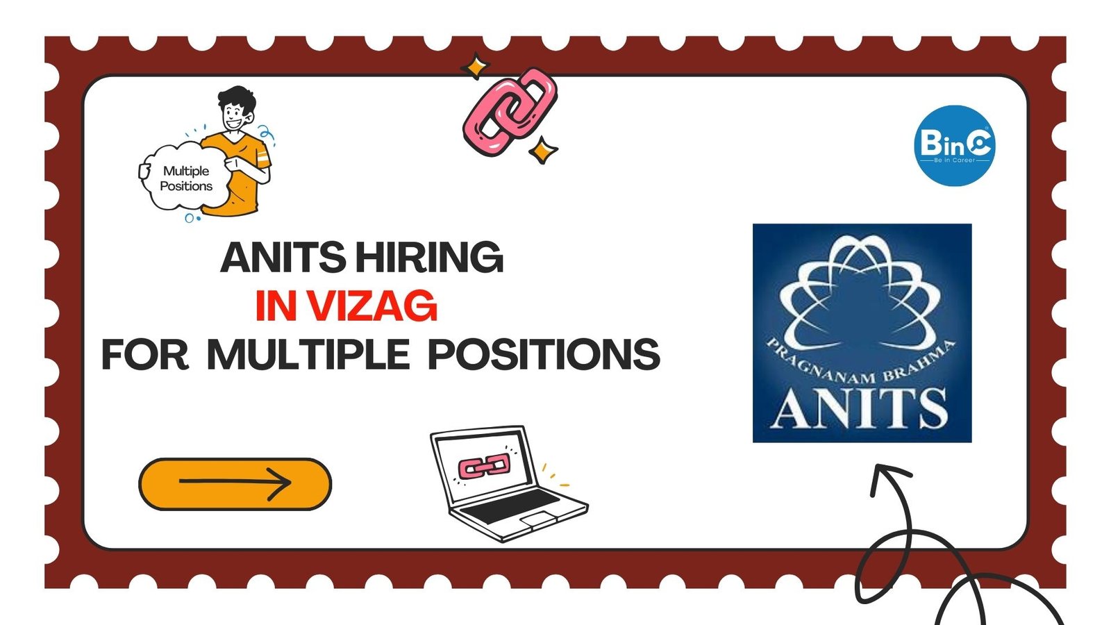 ANITS Hiring In Vizag For Multiple Positions