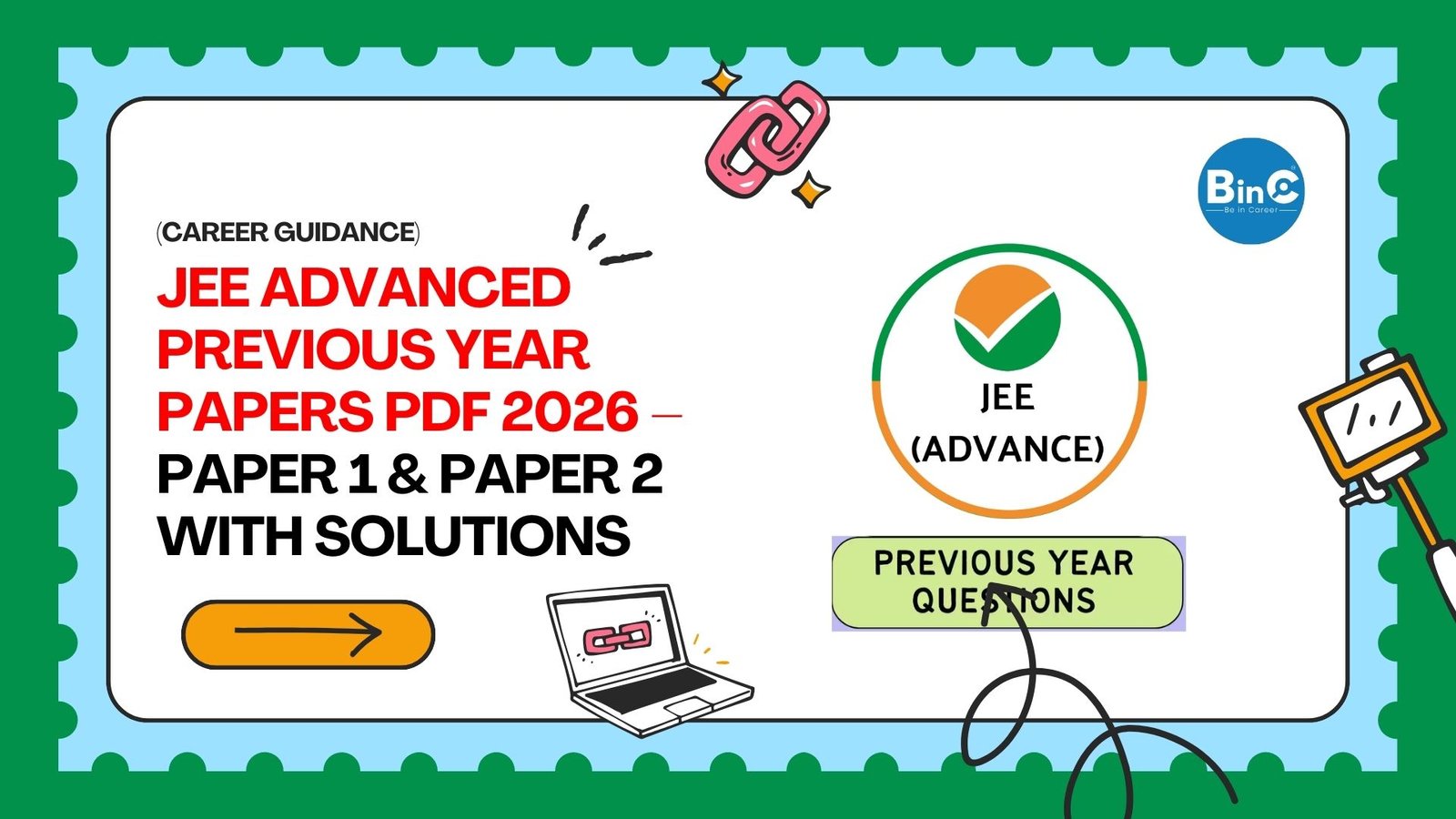 JEE Advanced Previous Year Papers PDF 2026 – with Solutions