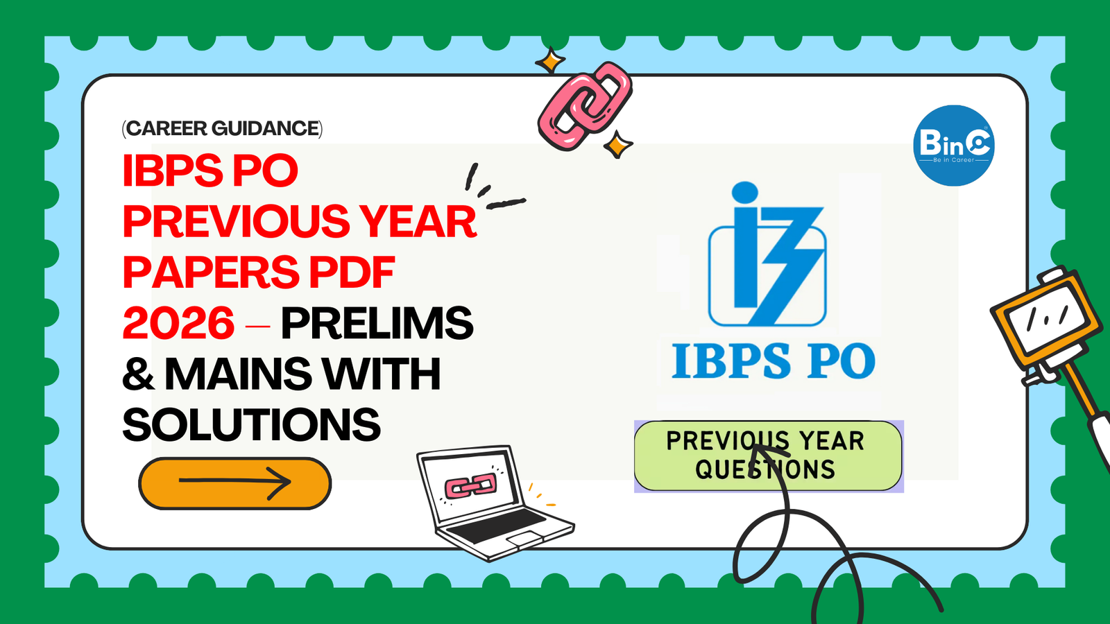 IBPS PO Previous Year Papers PDF 2026 – Prelims & Mains with Solutions