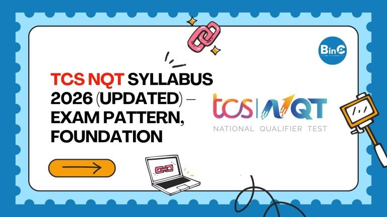 TCS NQT Syllabus 2026 (Updated) – Exam Pattern, Foundation