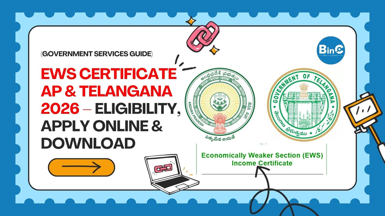 EWS Certificate AP & Telangana 2026