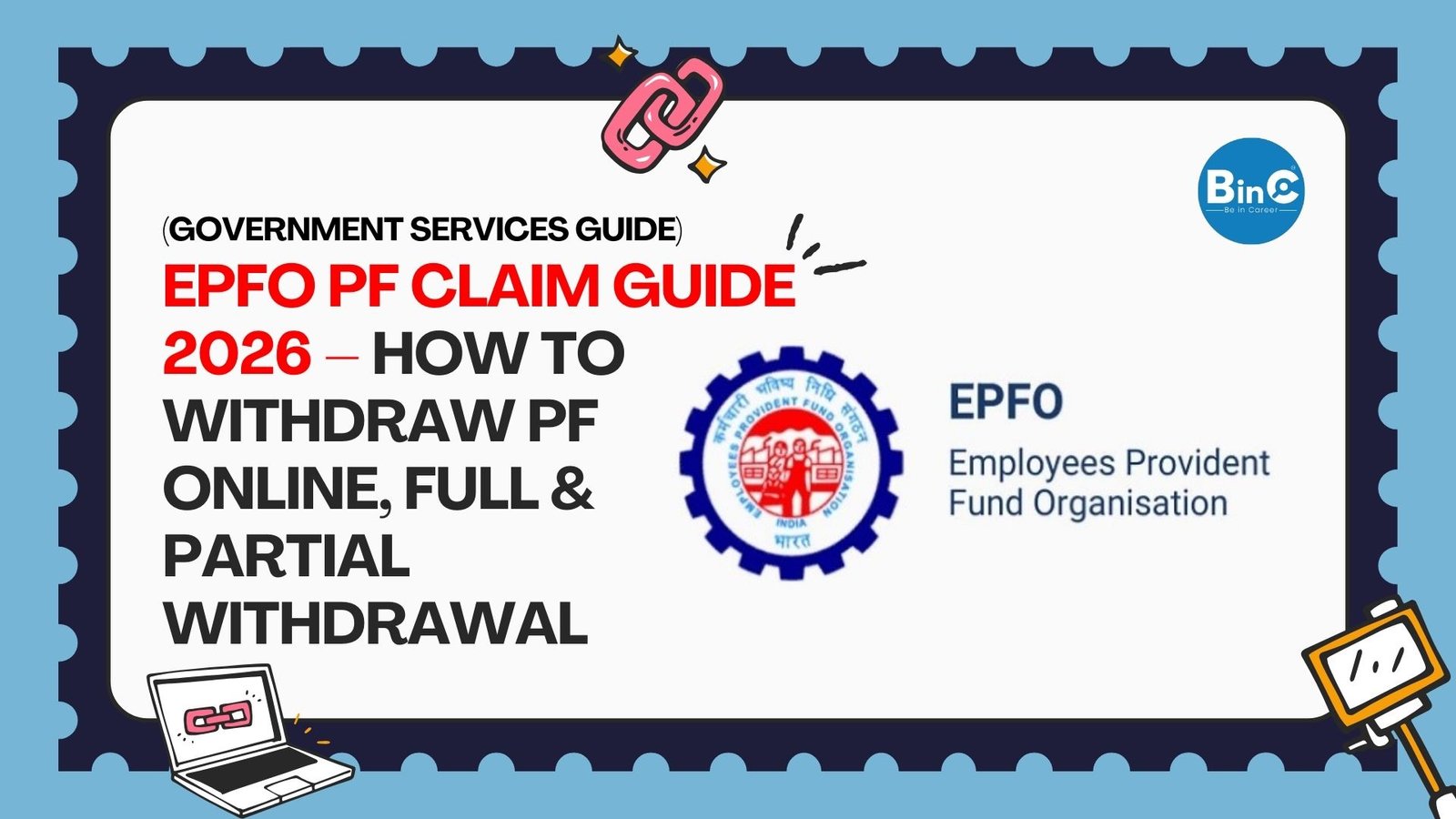 EPFO PF Claim Guide 2026 – How to Withdraw PF Online