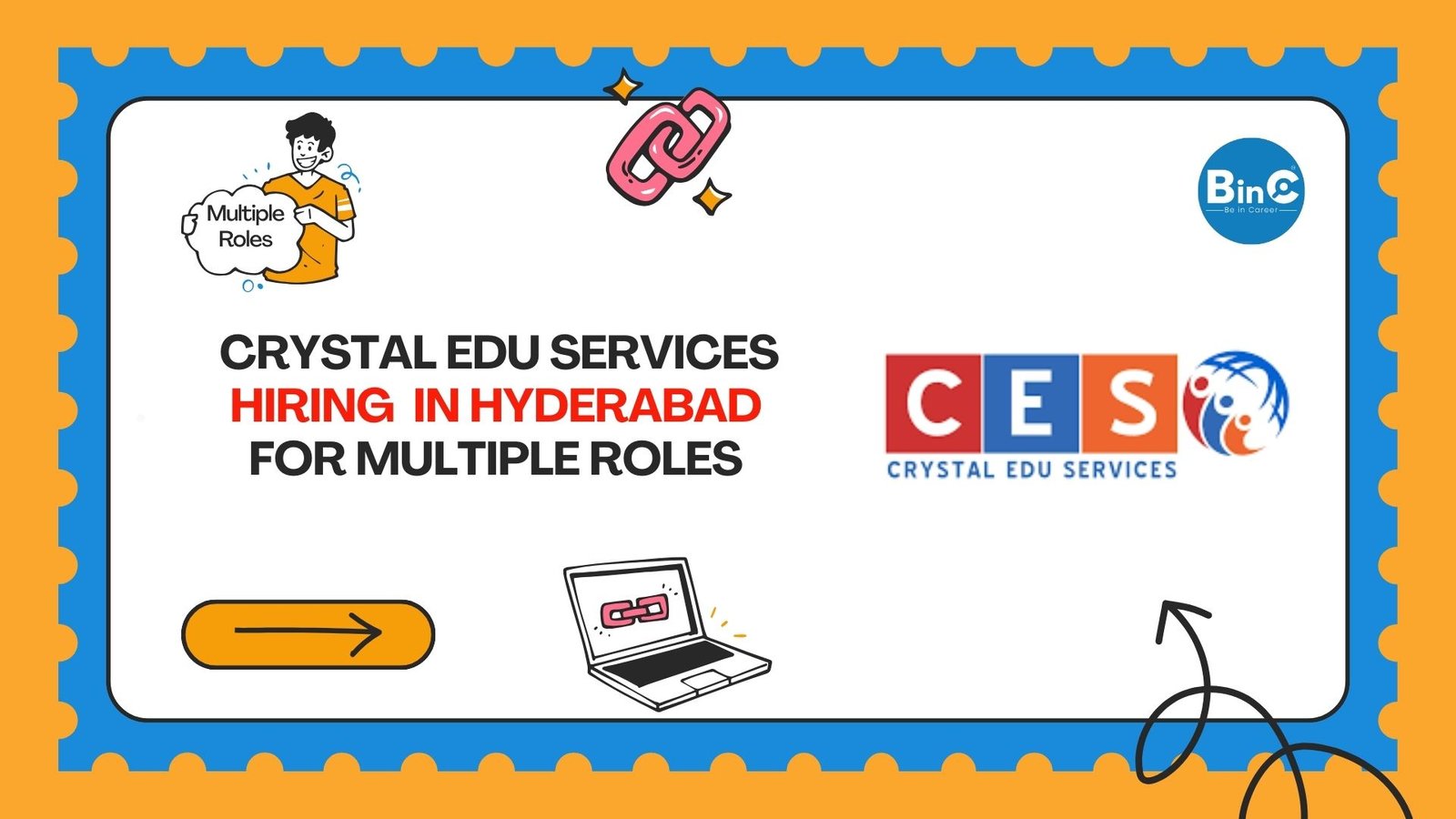 Crystal Edu Services Hiring 2026 Business Development Executive Educational Counsellor Jobs Hyderabad Ameerpet