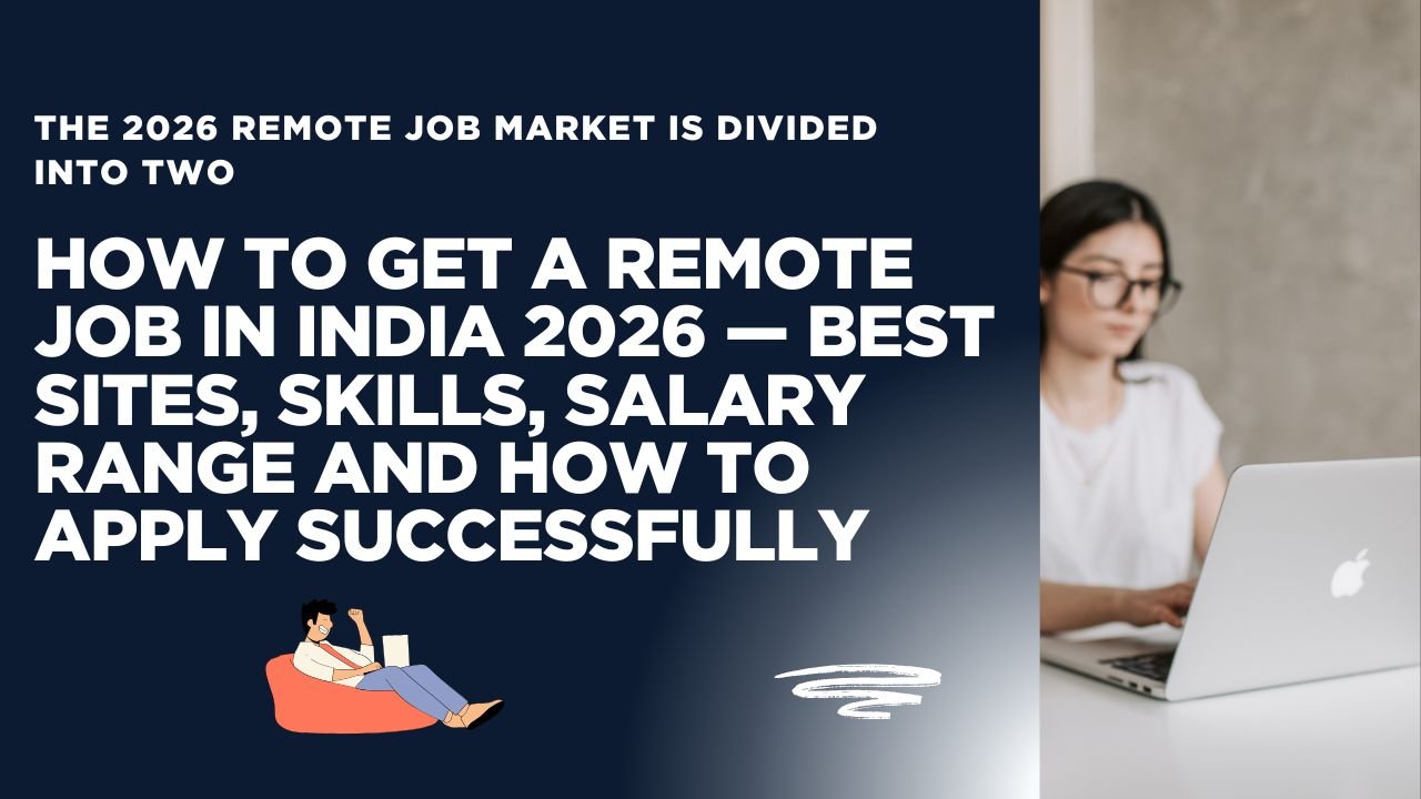 How to get a remote job in India 2026 — best sites LinkedIn We Work Remotely FlexJobs salary skills guide