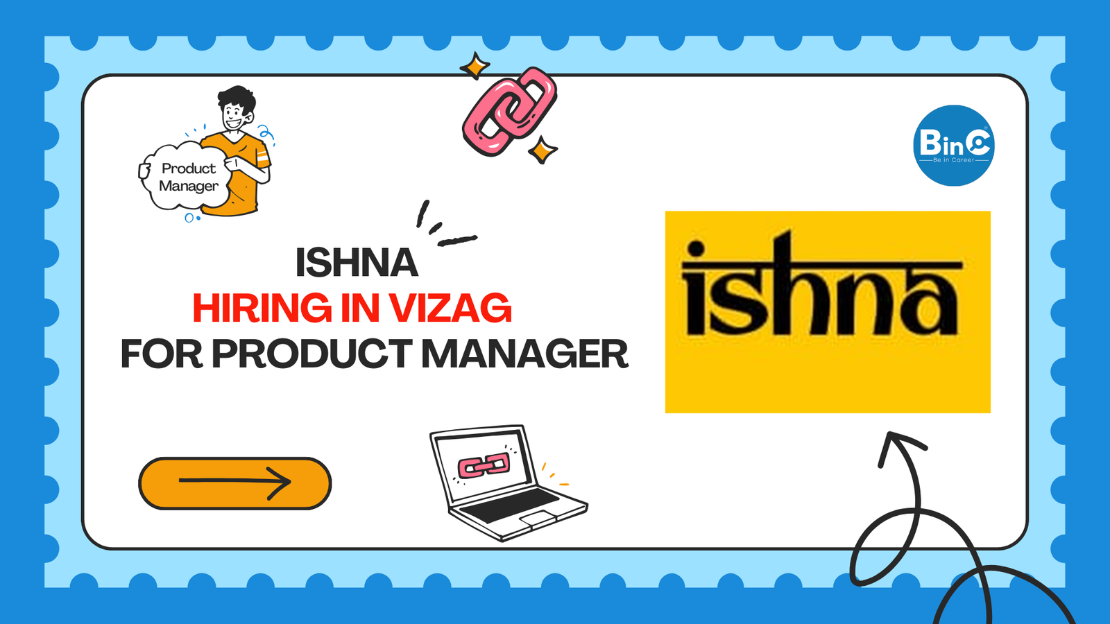 Ishna Hiring Product Manager 2026 Product Strategy Growth Jobs Visakhapatnam Vizag Andhra Pradesh