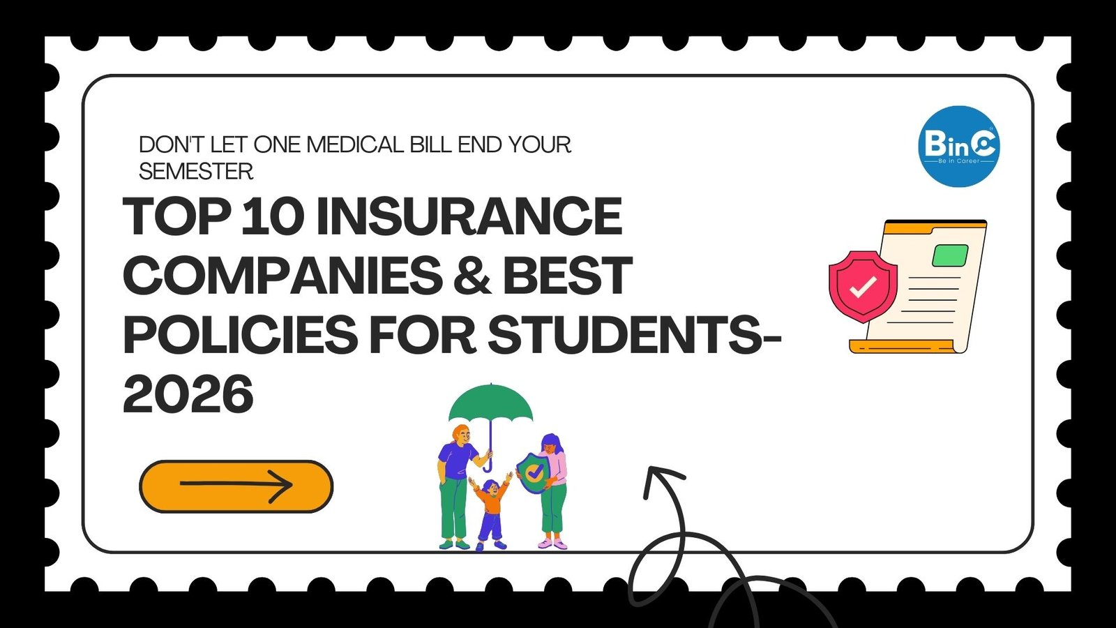 Best insurance policy for students in India, top 10 insurance companies India 2026, affordable health insurance for students.