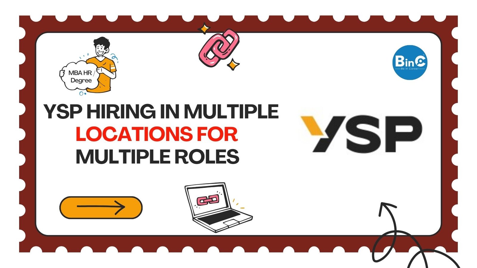 YSP Hiring In Multiple Locations For Multiple Roles