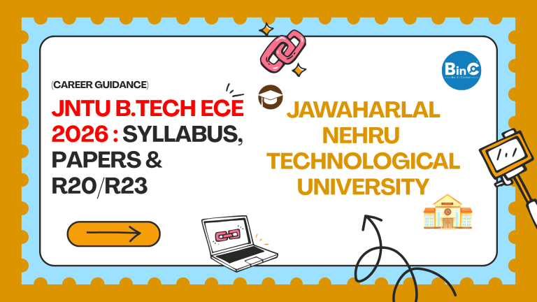 JNTU B.Tech ECE 2026: Syllabus, Papers & R20/R23