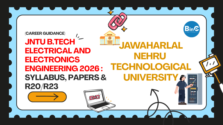 JNTU B.Tech EEE 2026: Syllabus, Papers R20/R22/R23
