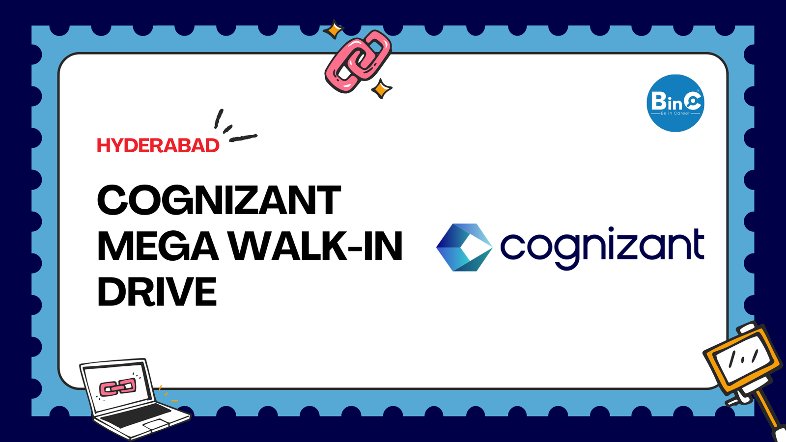 Cognizant mega walk-in drive in Hyderabad on 12 August 2026 for SPE RTR record to report finance roles