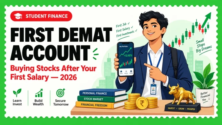 First Demat Account for Freshers 2026 — Buying Stocks After Your First Salary