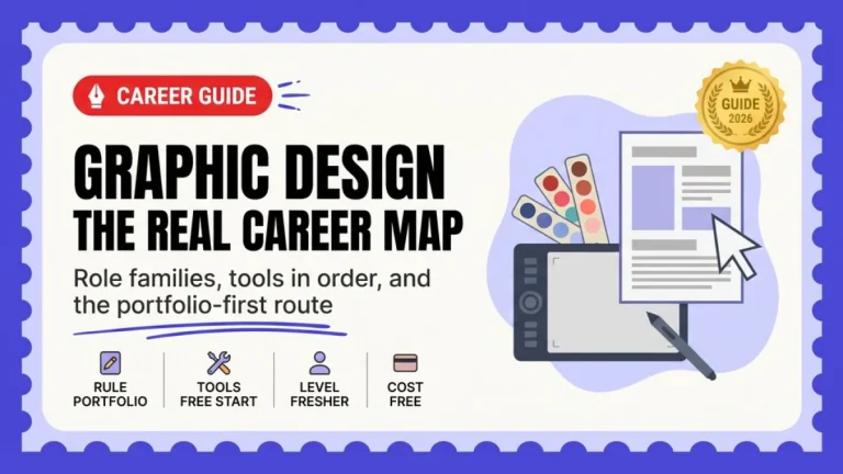 Graphic Design Career in India 2026 — Roles, Tools and the Portfolio Route, Honestly Mapped