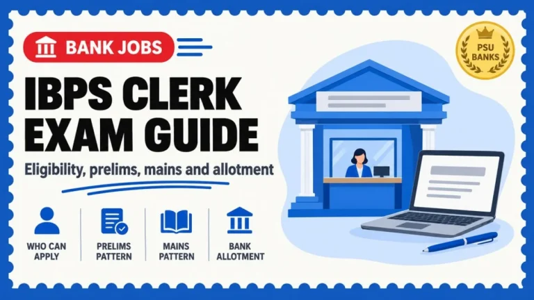 IBPS Clerk Exam Guide 2026: Eligibility, Pattern, Allotment