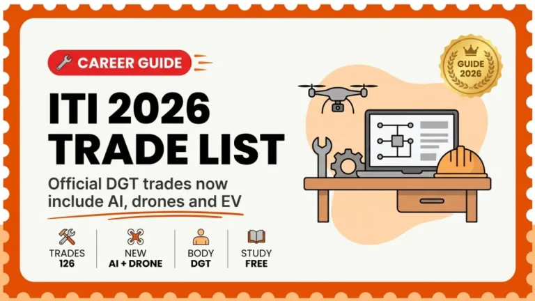 ITI Courses 2026 — Official DGT Trade List, New AI & Drone Trades, and What to Do After ITI