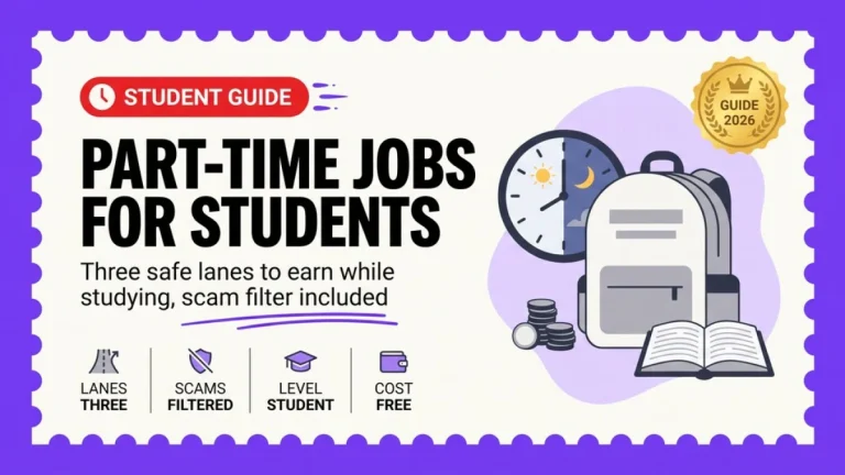 Part-Time Jobs for Students in India 2026 — Real Options, Real Risks, and the Scam Filter