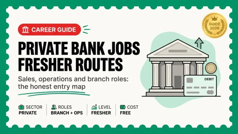 Private Bank Jobs for Freshers 2026 — Real Roles, How Hiring Works, and the Honest Trade-offs