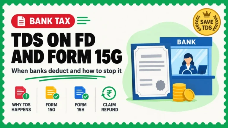 TDS on FD Interest and Form 15G / 15H: Rules, Limits, Refund