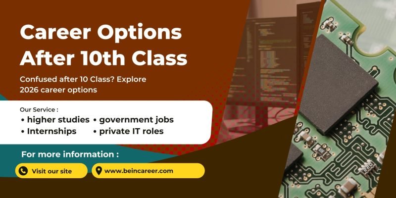 Career Options After 10th Class – Courses, Streams, Jobs & Career Step by step Roadmap in Detail crack a future