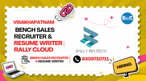 Bench Sales Recruiter & Resume Writer | Rally Cloud