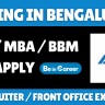 ARF Hiring In Bangalore For HR Recruiter / Front Office Executive