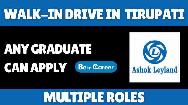 Mega Walk-in Drive In Tirupati