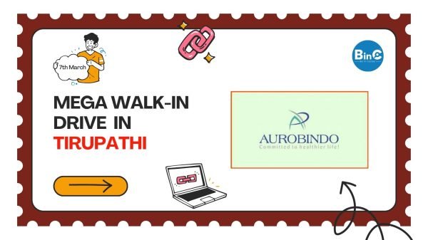 Mega Walk-In Drive In Tirupathi For Multiple Roles