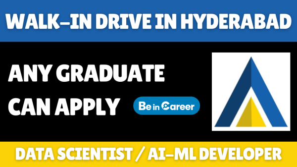 Acesoft Labs Walk-In Drive In Hyderabad For Data Scientist/AI-ML