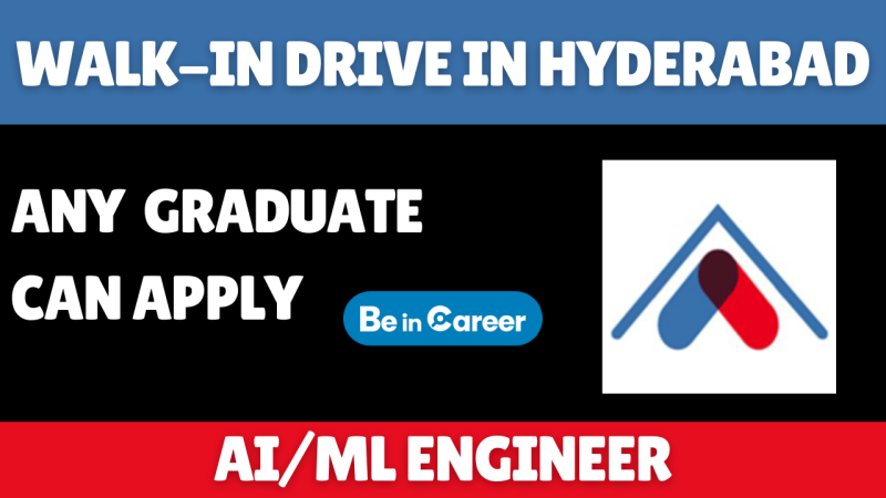 Agilisium Walk-In Drive In Hyderabad For AI/ML Engineer